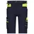 DASSY Manilla Stretch-Arbeitsshorts, 4-Way-Stretch, Cordura®, OEKO-TEX® nachtblau/neongelb