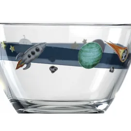 LEONARDO Schüssel Bambini Avventur, Kalk-Natron Glas, (Set, 6 Schüsseln, Kindermotiv, robust, Spülmaschinengeeignet bunt