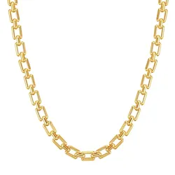 Lulu & Jane Halskette Metall-Legierung in Gelbgold Ketten   Damen