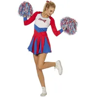 WILBERS & WILBERS 4264 - Cheerleader Kostüm Damen, sportliches Kleid für Karneval, Mottoparty