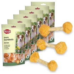 6x Trixie PREMIO Chicken Bites, Hundeleckerli mit Hähnchen, 100g