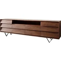 DeLife Sideboard Eloi 240x40 cm Akazie Braun 2 Türen