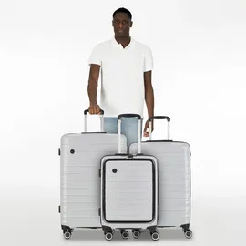 cocoono Madrid Koffer-Set 3-tlg. grau/schwarz