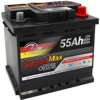 Autobatterie Speed Max (L155MAX) 55Ah 520A 12v