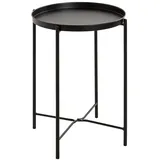 Haku-Möbel HAKU Beistelltisch Metall schwarz