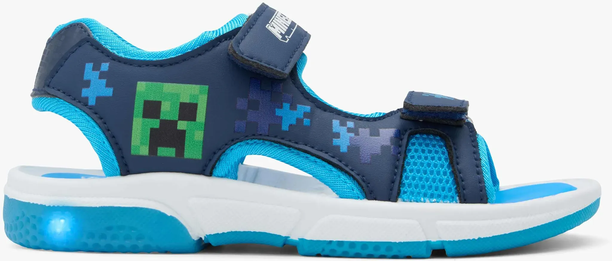 Minecraft  Sandale Blau, Kinder, Größe: 28, Material: Mesh/Textil - Minecraft  Sandale Blau, Kinder, Größe: 28, Material: Mesh/Textil - man - Blau