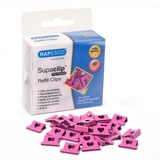 Rapesco 1334 Supaclip 40 Herzen Nachfüllklammern, Fuchsia, 100 Stück