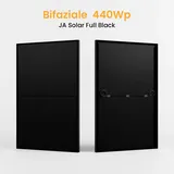 JA Solar 440Wp Full Black Paneel Bifaziale N-Doppelglas-Monomodul Solarmodul discount