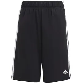 adidas Essentials 3-Streifen Knit Shorts Black / White 140    