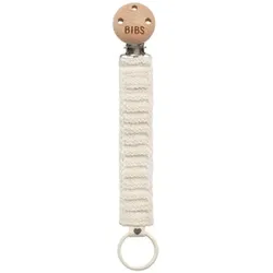 BIBS® Schnullerkette geflochten Ivory