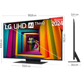 LG 43UT91006LA 43" 4K UHD Smart TV UT91