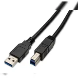 CAPTIVA USB-A auf USB-B 3 m Schwarz