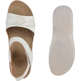 VAN HILL Komfort Sandalen Damen Weiß 39
