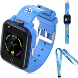 (Blau)Kinder Smart Watch Mädchen Jungen Smart Game Watch für Kinder Kinder SmartWatch mit 18 Lernspielen - Blau