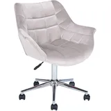 Beliani Labelle Samtstoff Grau