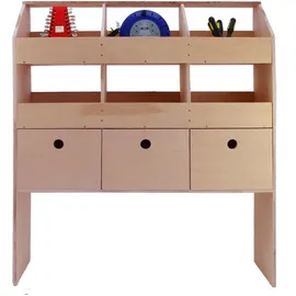 MONSTER SHOP Monster Racking Universal Fahrzeugausbau Kfz Autoregal Fahrzeugeinrichtung Regalsystem Regal Holzregal Regalsystem Transporter Lieferwagen Werkzeug... - Braun