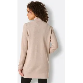 CREATION L Longstrickjacke in elfenbein-ecru-meliert | Gr.: 38