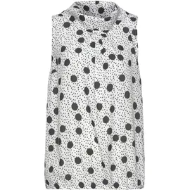 LAURA SCOTT Blusentop in weiß-schwarz-gepunktet | Gr.: 34