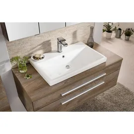 Fackelmann Waschbeckenunterschrank Stanford Eiche Natur 110 cm