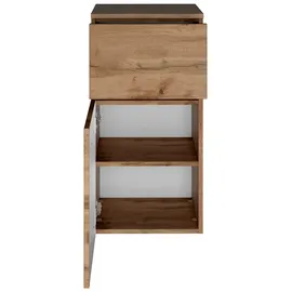 WELLTIME Unterschrank "Baabe", braun (eiche), B:40cm H:79cm T:35cm, Holzwerkstoff, Schränke, Unterschrank, Badmöbel, Breite 40 cm