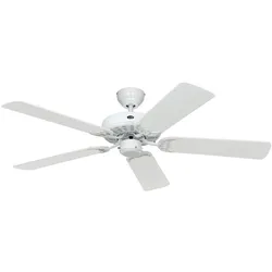 Deckenventilator Classic Royal 132 - Lack Weiß / Lack Lichtgrau, Lack Weiß