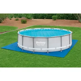 BESTWAY PE-Bodenplane 488 x 488 cm blau quadratisch