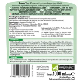Roundup Wege & Terrassen Spray 1L gegen Grünbelag anwendungsfertig