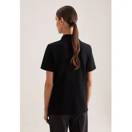 Seidensticker Poloshirt schwarz XL
