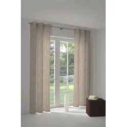 Vorhang ADAM "Easy Diamond" Gr. 1, braun (dunkelbraun), B:145cm H:145cm, Jacquard, Baumwolle (Bio-Baumwolle), Gardinen, nachhaltig