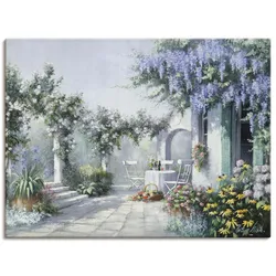 Artland Leinwandbild »Natürliche Magie«, Garten, (1 St.), auf Keilrahmen gespannt Artland Farbe Bild(er): weiß