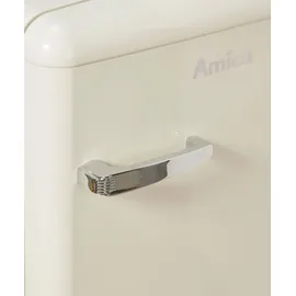 Amica KSR 361 160 B Retro-Kühlschrank (108 l, 875 mm hoch, Beige)