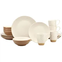 CreaTable Sand Dunes Kombiservice 16-tlg. terracotta creme