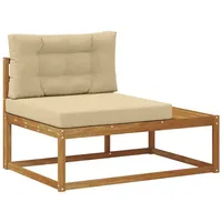 vidaXL Outdoor Endsofa Massivholz Akazie Natur