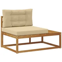 vidaXL Outdoor Endsofa Massivholz Akazie Natur