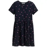 Tom Tailor Mädchen 1046000 Kleid, 37727 - Dark Blue Pink Butterfly, 116-122 EU
