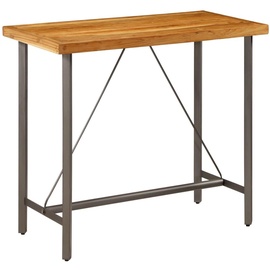 vidaXL Bartisch Recyceltes Massivholz Teak 120 x 58 x 106 cm