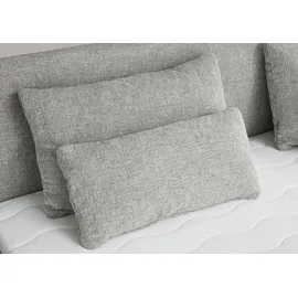 Jockenhöfer Gruppe Boxspringbett »Paulina, inkl. Topper und Kissen, Härtegrade wählbar« 140x200 cm oder 180x200cm, grau