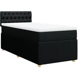 vidaXL Boxspringbett 180 x 200 cm Schwarz