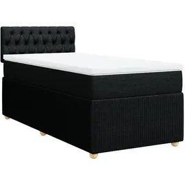 vidaXL Boxspringbett 180 x 200 cm Schwarz