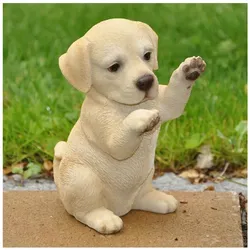 Dazikemo Dekofigur Gartenfigur Labrador Welpe