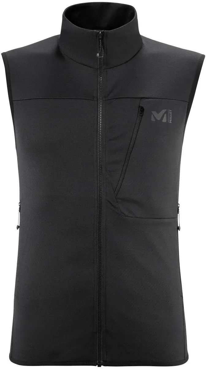 Millet Wanderweste Lokka Vest III (leichtes Strickmaterial, platzsparend, funktional, Fleece) schwarz Herren