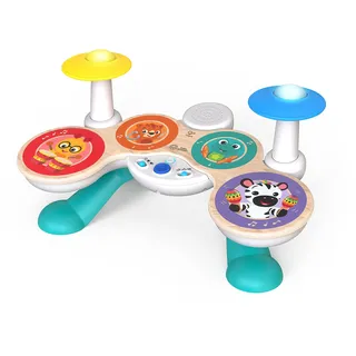 Baby Einstein, Together in Tune, Connected Magic Touch, Holz Schlagzeug, Musikinstrumente, 4 Spielmodi und 10 Melodien, Lautstärkeregler, Holzspielzeug für Kinder, ab 12 monat