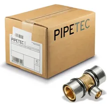 heima24 Pipetec Press-T-Stück Mittelabgang reduziert 50x4-26x3-50x4 PFT502650, DVGW, TH