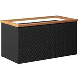 vidaXL Pflanzkübel 80 x 40 x 40 cm Schwarz