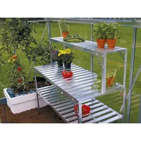 Vitavia Tischaufsatz für Alutisch 121 cm x 28 cm Alu-Blank