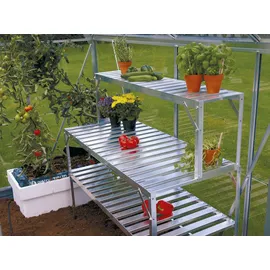 Vitavia Tischaufsatz für Alutisch 121 cm x 28 cm Alu-Blank