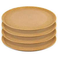 Koziol Connect Plate Speiseteller 25,5 cm beige 4er Set
