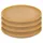 Koziol Connect Plate Speiseteller 25,5 cm beige 4er Set