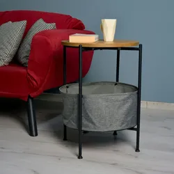 Skye Decor, Sepetli- SepetliVLV, Braun, Couchtische, 67x42x42 cm, 100% Melaminbeschichtete Partikelplatte