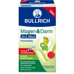BULLRICH Magen & Darm 2in1 Akut Pulversticks 12 St Beutel